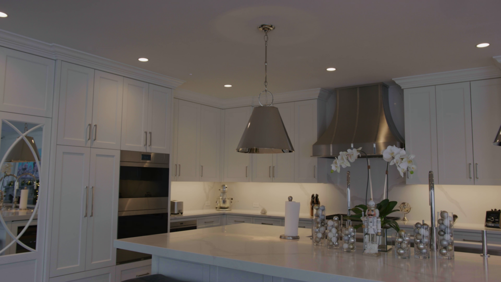 Updated, luxury kitchen renovation with Access Networks system foundation for Wi-Fi connection
